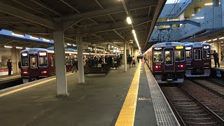 【阪急電車】〜夕方の帰宅ラッシュ時間の西宮北口駅〜