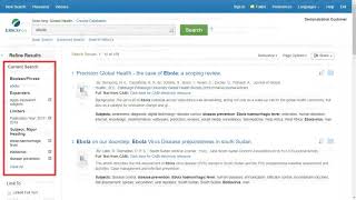 Global Health Basic Searching