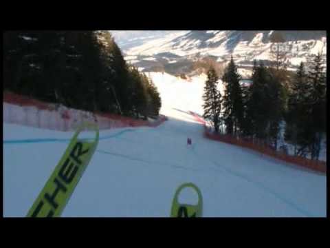 Abfahrt Kitzbühel Streif 2010 Kamerafahrt Hq Youtube