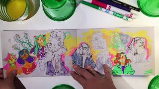 Renzys 3rd Sketchbook Tour Part 1