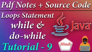 While & do - while Loops in JAVA || JAVA Tutorial in Hindi #9 || Death Code