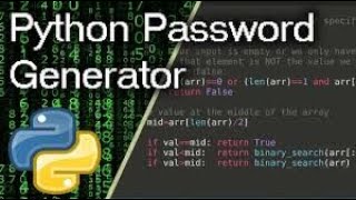 Password Generator in Python | Random Strong Passwords + GitHub Code #python