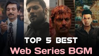 Top 5 best web series Bgm Ringtones 2021 ft Sacred games, Mirzapur, The Family Man, Scam 1992. #top5