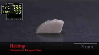 Reversible phase transformation of ceramic materials