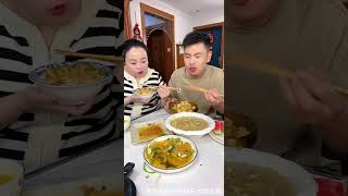 沉浸式吃飯#整蛊 #food #夫妻 #mukbang #funny #eat #恶搞 #搞笑