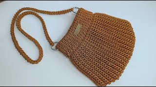 Crochet Bag Tutorial: Easy DIY crochet bag for Beginners