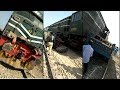 14DN Awam Express Hitted Tractor Trolly Near Gambat || Train Accident In Pakistan