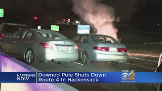 Crash Snarls Traffic In Hackensack