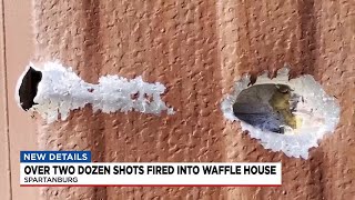 Over two dozen shots fired into Waffle House in Spartanburg, officials say