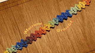 DIY Macrame Bracelet | How to Make Bracelet at Home | Rainbow color jewelry [Updated Tutorial]