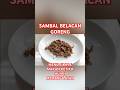 SAMBAL BELACAN GORENG | MENU KETIKA HUJAN #food #cooking #sambal