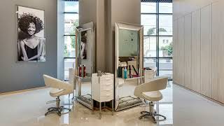 Интерьер салона красоты H2O BEAUTY с Maletti