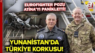 EUROFIGHTER Pozu Atina'yı Panikletti... Hava Kuvvetleri Komutanından Eurofighter Pozu! | A Haber