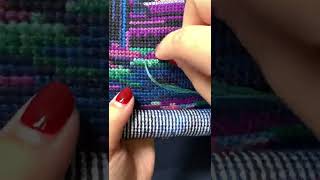 cross stitch 十字繡教程 十字繡愛好者 十字繡技巧 十字繡起針 十字繡豎背繡 十字繡愛好