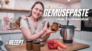 🌶️🥄 Gemüsepaste selber machen: Die perfekte Alternative zu Gemüsebrühe – zum Nachmachen! 🥣🥕