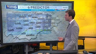 A cloudy and cool Wednesday