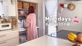 168. 1日お家でまったり過ごす休日🏡 | 3食の献立✨家計簿／たっぷり猫