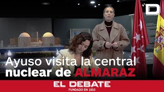 Isabel Díaz Ayuso y María Guardiola visitan las instalaciones de la central nuclear de Almaraz