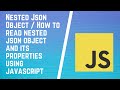 Nested JSON Objects | How to Iterate over the JSON Object and its Children Objects in Javascript