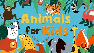 Animals for Kids | Learn Animal Names in English | Vocabulary for Kids