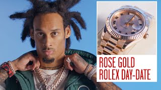 Robby Anderson Shows Off His Insane Jewelry Collection | On the Rocks | GQ Sports