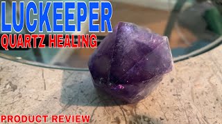 ✅  Luckeeper 1 lb Rough Crystals Bulk Raw Amethyst Quartz Healing Stones for Tumbling 🔴