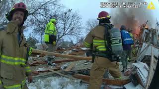 Body cam: Crews rescue Cache County woman after home explodes