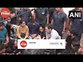 watch congress leader rahul gandhi interacts with upsc aspirants in delhi