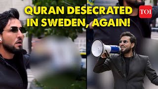 Quran Burning Protest Rocks Sweden | Anti-Islamic Activist Desecrates Quran for the Third Time