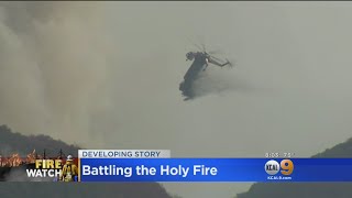 Holy Fire Now Over Half Contained As Crews Make Significant Weekend Progress