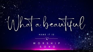 What a beautiful name it is #worship #hillsong