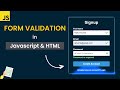 JavaScript Form Validation for Beginners