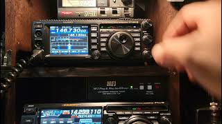 Yaesu 991a. a little simplex from East TN to Virginia on Tram 1481 antenna