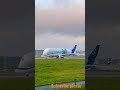 airbus beluga touching downing in toulouse