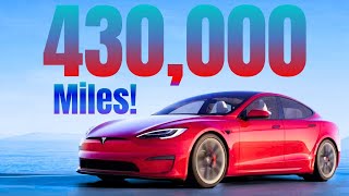 Eight-Year-Old Tesla Model S Achieves 430,000 Miles on Original Battery and Motors