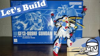 Build Up P Bandai 1/144 HGFC Gundam Rose