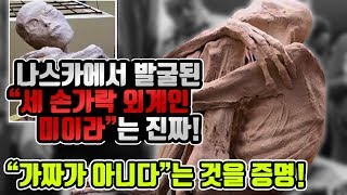 [충격]나스카에서 발굴된 '세 손가락 외계인 미이라'는 진짜였다! 학자가 의혹을 완전히 불식, \