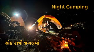 દોસ્તો સાથે એક રાત્રી જંગલમા | Coldest Winter Night Camping In Mountains