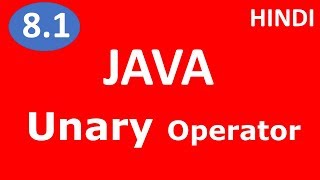 Unary Operator java program | Part - 8.1 | Java Tutorial | Tech Talk Tricks