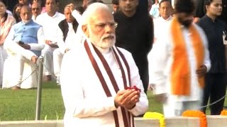 PM Modi Pays Tribute To Mahatma Gandhi On His 153rd Birth Anniversary