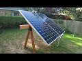 easiest solar tracker updated with two panels