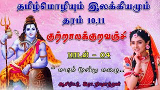 மாதம்  மூன்று  மழை  உள்ள நாடு..//குற்றாலக் குறவஞ்சி/பாடல் 04//தமிழ்மொழி/தரம் 10/ Nisanthan/