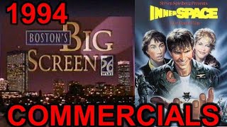 1994 - COMMERCIALS + NEWS from TV 56 WLVI (Innerspace) Boston, MA