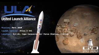 ULA Atlas V - Mars 2020 - Rocket Launch