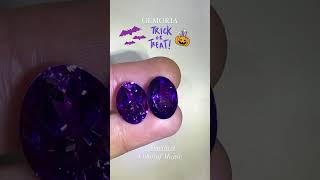 #amethyst #อเมทิสต์ #ฮาโลวีน #happyhalloween #gemoria #พลอยแท้ #พลอยสวย #ต่างหูพลอย #พลอยสีม่วง