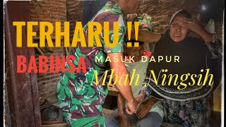 Babinsa Masuk Dapur Koramil 410-02/Teluk Betung Selatan Kodim 0410/KBL