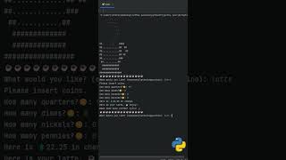 I wrote a coffee machine in Python #python #pythonprogramming #100daysofcode
