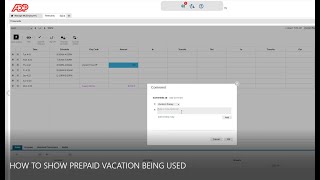 ADP: How To Show Prepaid Vacation Being Used