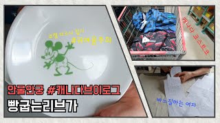 ENG sub) ep.49 | 🇨🇦캐나다 코스트코 Costco🛒 장보기 | Corelle Disney그릇🍽 언박싱| 🧵아플리케 작업준비 | 🎥일상브이로그 daily vlog