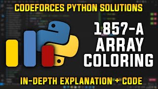 1857A | Array Coloring | Codeforces Python Solutions | Explanation + Walkthrough